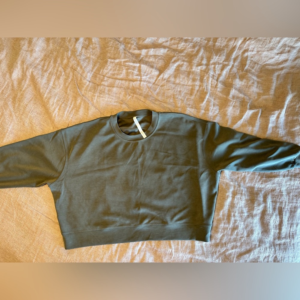 Lululemon Perfectly Oversized Cropped Crew “Softstreme” Size 20
